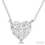 Heart Shape Lovebright Essential Diamond Pendant