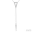 Triangle Spike Diamond Y Necklace