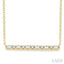 Bar Petite Diamond Fashion Necklace