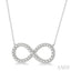 Infinity Diamond Pendant