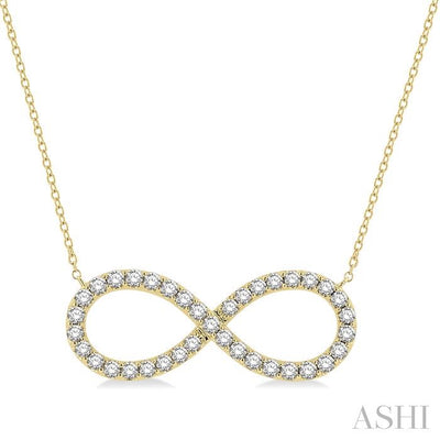 Infinity Diamond Pendant
