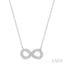 Infinity Diamond Pendant