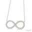 Infinity Diamond Pendant