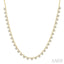 Halfway Cluster Diamond Necklace