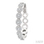 Diamond Cluster Hoop Earrings