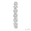 Diamond Cluster Hoop Earrings