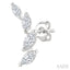 Marquise Shape Diamond Fashion Ear Climbers