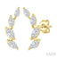 Marquise Shape Diamond Fashion Ear Climbers