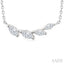 Marquise Shape Diamond Fashion Necklace