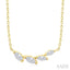 Marquise Shape Diamond Fashion Necklace