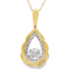 Teardrop Diamond Pendant