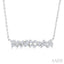 Scatter Baguette Diamond Fashion Necklace