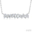 Scatter Baguette Diamond Fashion Necklace