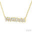 Scatter Baguette Diamond Fashion Necklace