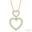 Heart Shape Diamond Pendant