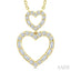 Heart Shape Diamond Pendant