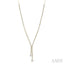Pear Shape Lovebright Diamond Fashion Y Necklace