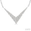 Chevron Diamond Fashion Necklace