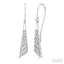 Chevron Diamond Fashion Earrings