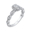 Oval Diamond Halo Engagement Ring