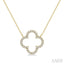 Clover Diamond Pendant