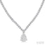 Pear Shape Diamond Necklace