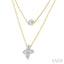 Floral Layered Diamond Necklace