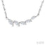 Marquise Shape Diamond Fashion Necklace