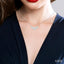 Round Shape Past Present & Future Lovebright Essential Diamond Necklace