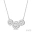 Round Shape Past Present & Future Lovebright Essential Diamond Necklace