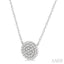 Disc Petite Diamond Fashion Pendant