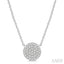 Disc Petite Diamond Fashion Pendant