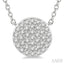 Disc Petite Diamond Fashion Pendant