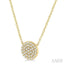 Disc Petite Diamond Fashion Pendant