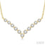Chevron Diamond Necklace