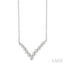 Chevron Diamond Necklace
