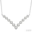 Chevron Diamond Necklace