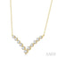 Chevron Diamond Necklace