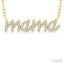 Script 'mama' Diamond Name Necklace