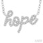 Script 'hope' Diamond Name Necklace