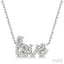 Script 'love' Diamond Name Necklace