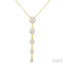 Vertical Bar Graduated Diamond Necklace