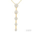 Vertical Bar Graduated Diamond Necklace