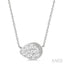 Pear Shape East-West Lovebright Essential Diamond Pendant
