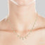 Bezel Set Diamond Station Necklace