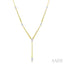 Marquise Shape Tapered Bar Diamond Fashion Necklace