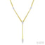 Marquise Shape Tapered Bar Diamond Fashion Necklace