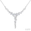 Mixed Shape Scatter Diamond Necklace