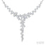 Mixed Shape Scatter Diamond Necklace