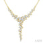 Mixed Shape Scatter Diamond Necklace
